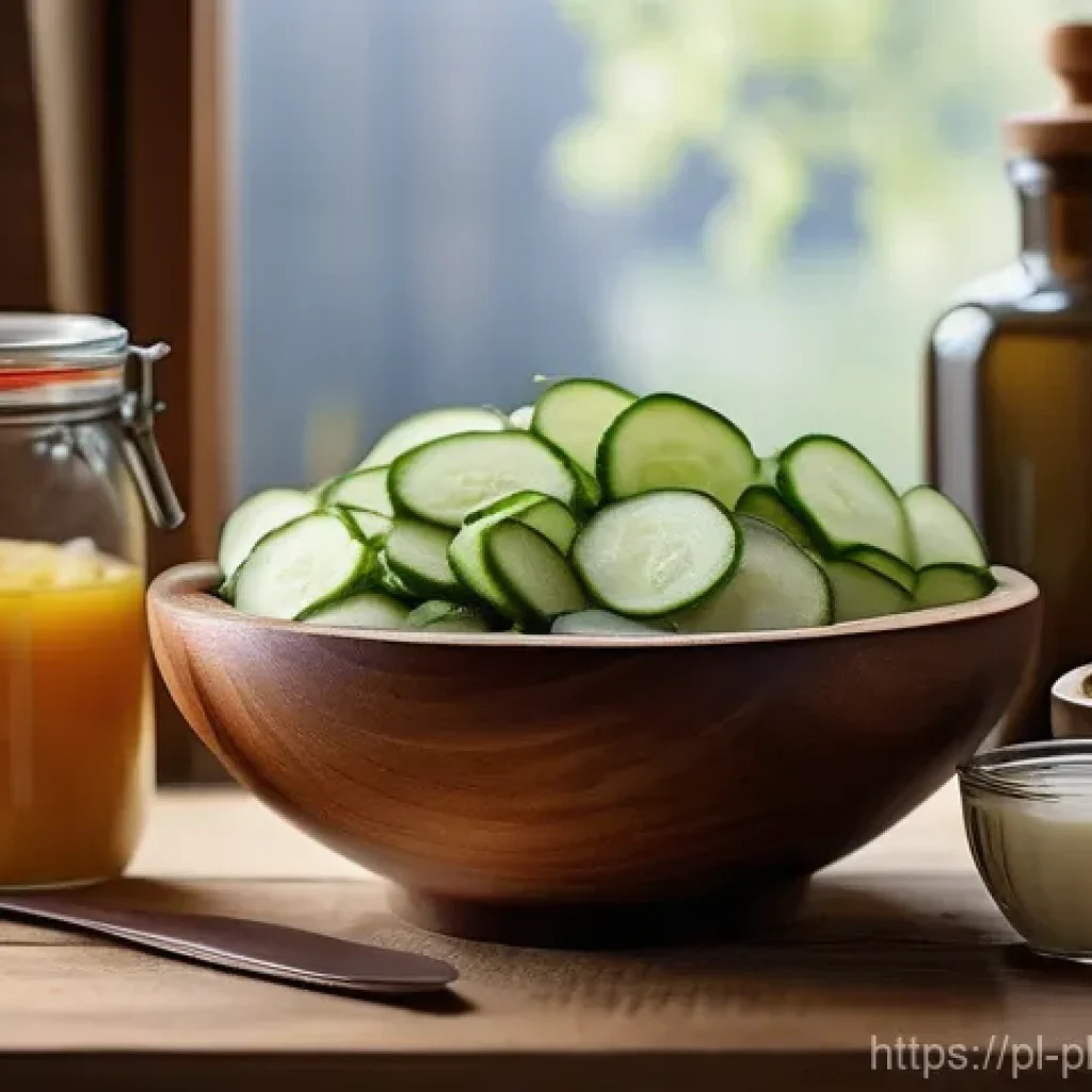 프로바이오틱스 음식에 대한 오해와 진실 - **Prompt 1: "A beautifully arranged still life of various natural Polish probiotic foods. The center...