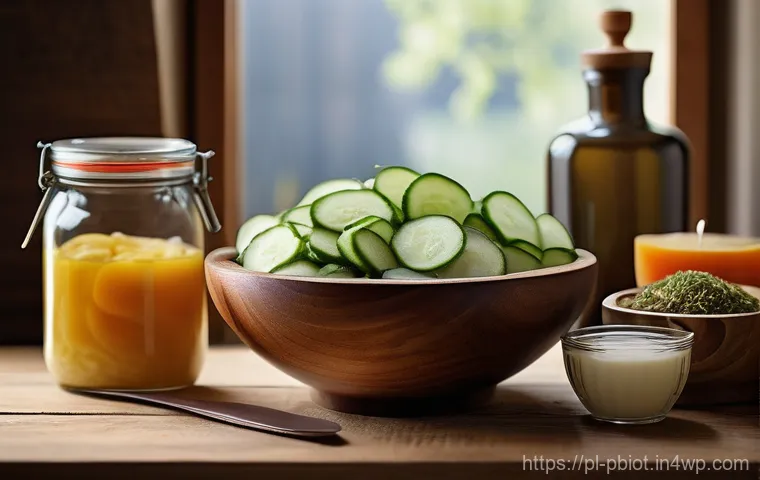 프로바이오틱스 음식에 대한 오해와 진실 - **Prompt 1: "A beautifully arranged still life of various natural Polish probiotic foods. The center...