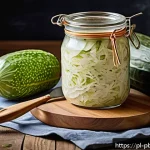 Home 23 프로바이오틱스 효능에 대한 최신 연구 - A vibrant, detailed still life composition of traditional Polish fermented foods rich in probiotics:...